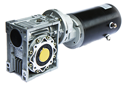 червячные мотор-редукторы с цилиндрической ступенью постоянного тока