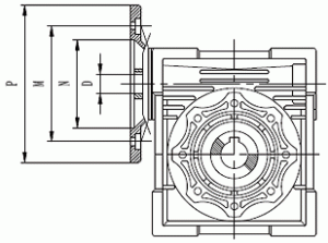 Способы монтажа редукторов NMRV